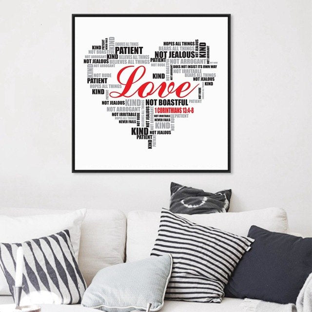 Bible Verse Prints And Poster Love Is Patient Kind