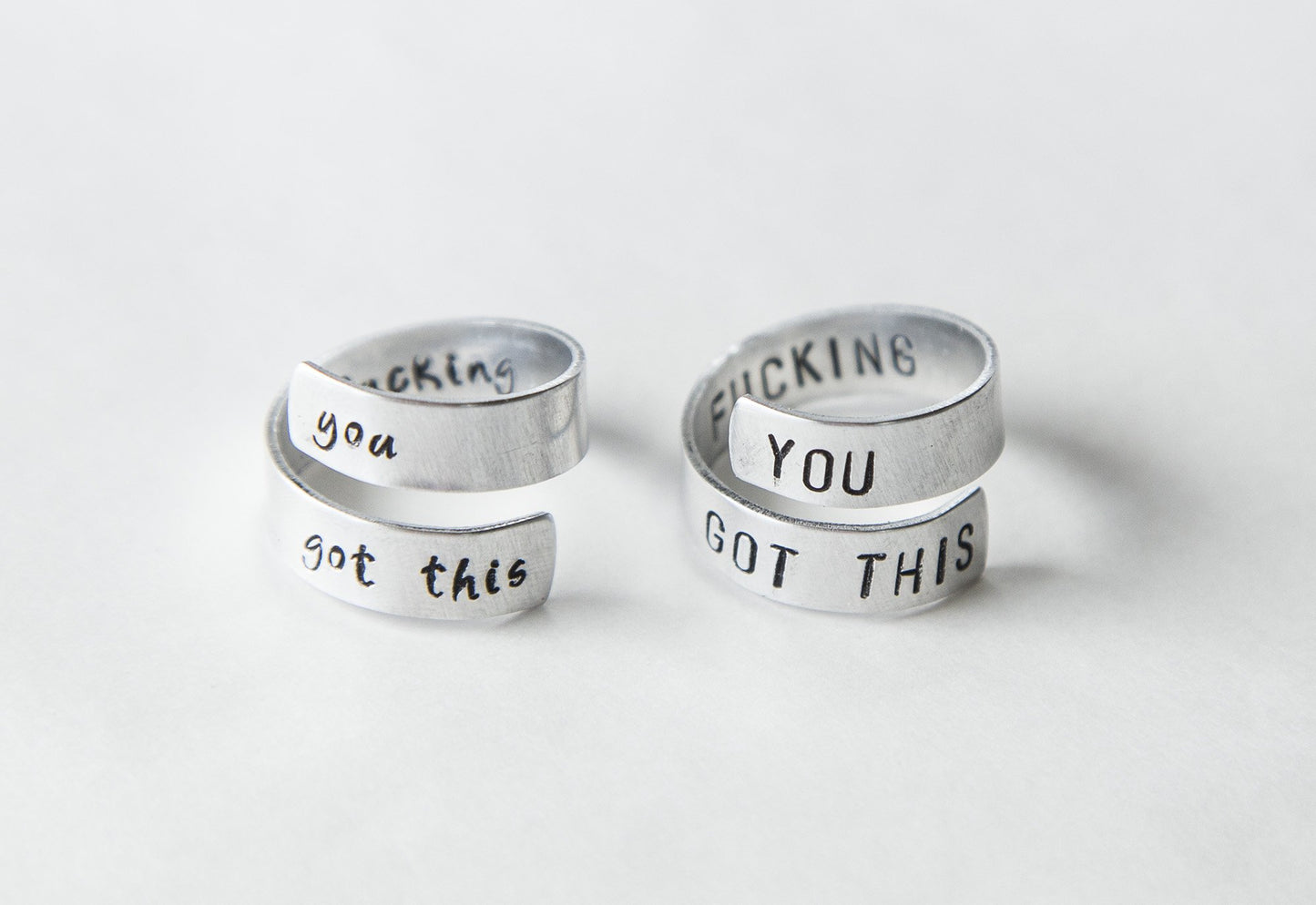 You Got This Twist Ring Motivational Wrap Ring