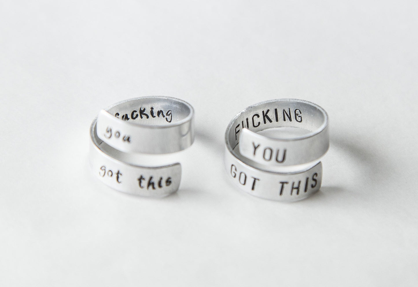 You Got This Twist Ring Motivational Wrap Ring