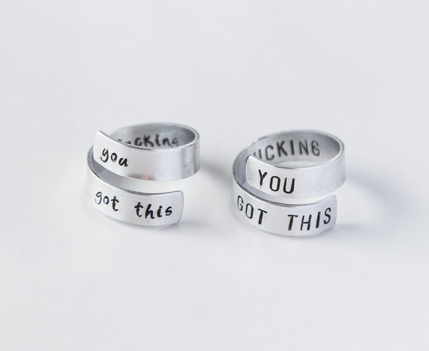 You Got This Twist Ring Motivational Wrap Ring