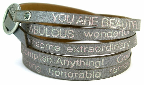 Wrap Around Bracelet - Peaceful - You Are Beautiful