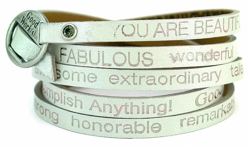 Wrap Around Bracelet - Peaceful - You Are Beautiful