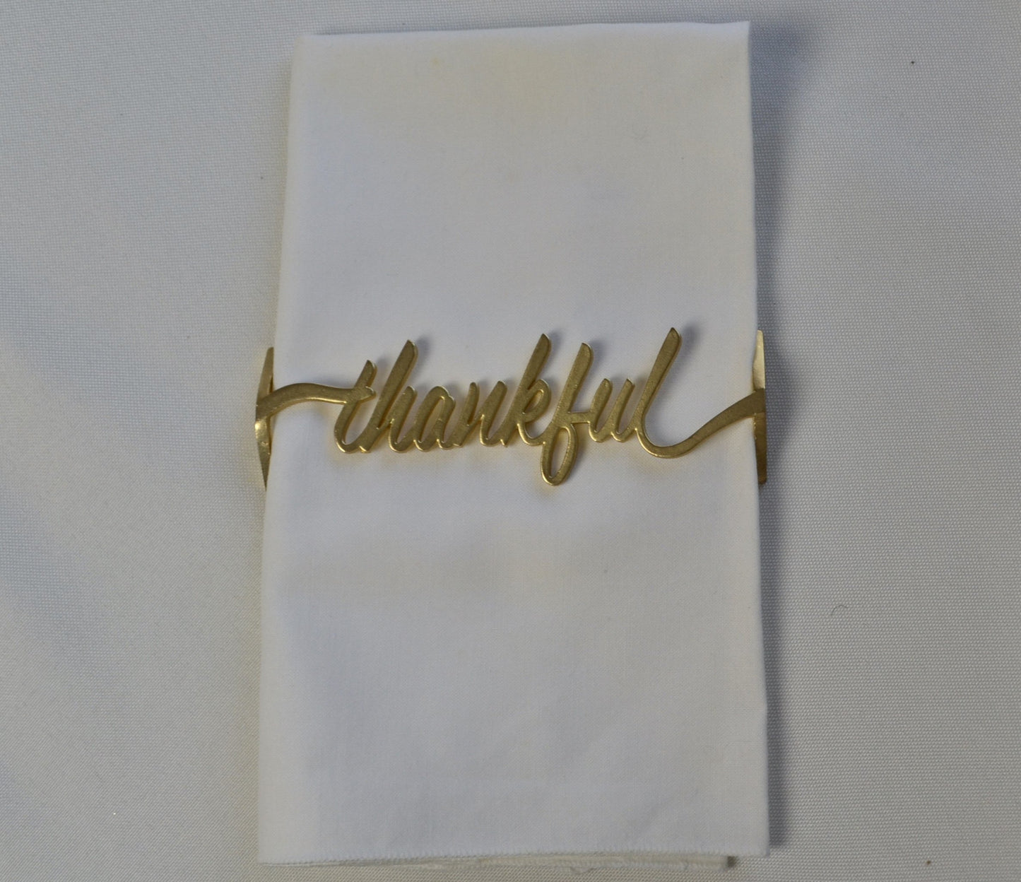 Thankful Wrap SET(4) - Matte Gold